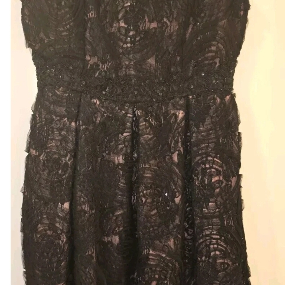 Elegant Black Lace Dress